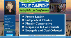 Desktop Screenshot of lesliecampione.com