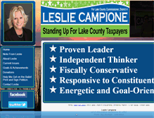 Tablet Screenshot of lesliecampione.com
